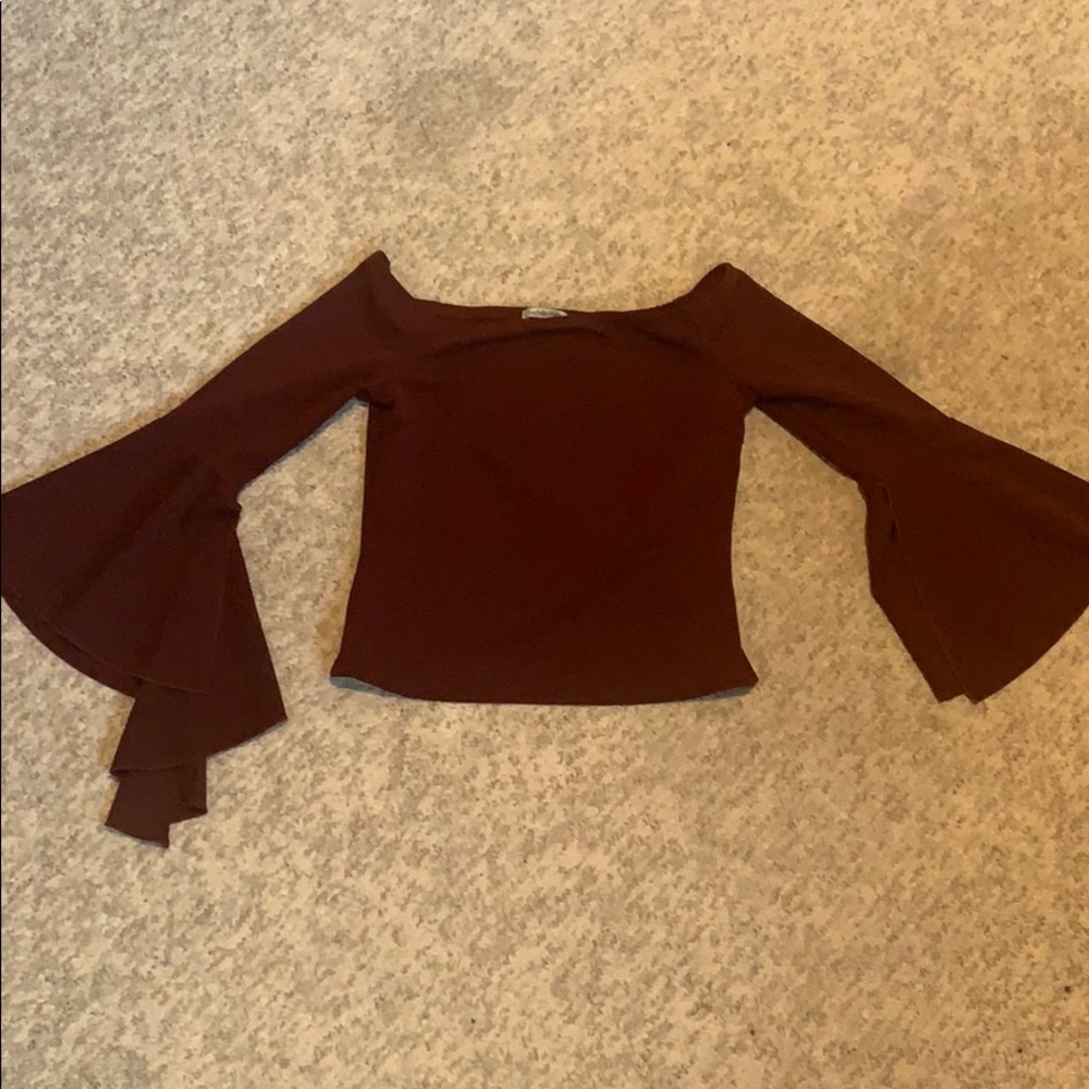 Off the shoulder crop top